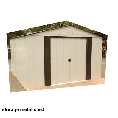 Easily Assembled 10*11 Feet Metal Garden Shed Tor Tools / Cheap Prefab Homes