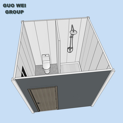 Prefab Modern Luxury Portable Sanitary Bathroom Modular Portable Mobile Toilet Shower Cabin