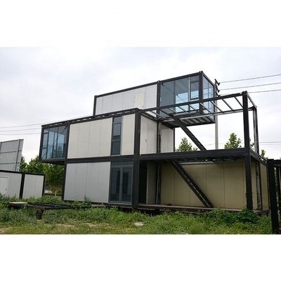 Modern Factory Wholesale Luxury Tiny Homes Prefab 2 Story 40ft Flat Pack Container House