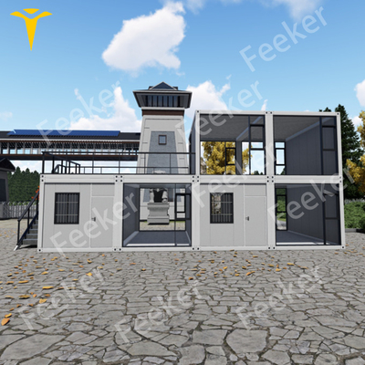 Asian Expandable 20ft / 40ft Container House For Mobile Office Home Prefab Homes Container House