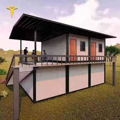 20 feet modern flatpack one or two story modular container homes
