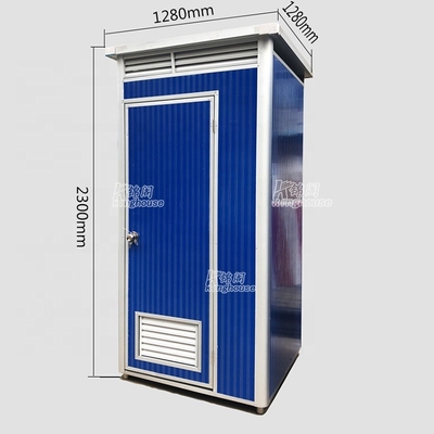 Modern Temporary Use Portable WC EPS Sandwich Panel Chemical Plastic Mobile Toilet Cabin For Outdoor Portable Toilet Camping