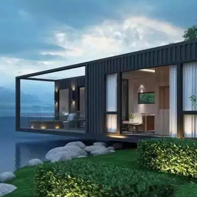 Modern Prefab Modular Homes Cheap Glass Steel Villa Shipping Parking Building Structure Luxury Stable Living Container House
